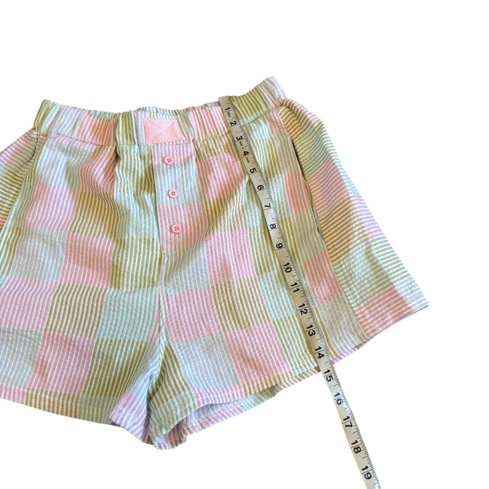 Pastel Plaid Women boxer Shorts - Picture 6 of 12